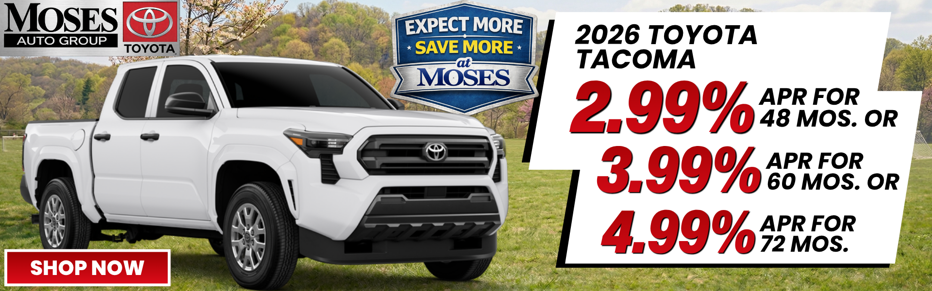 2026 Tacoma April Offer