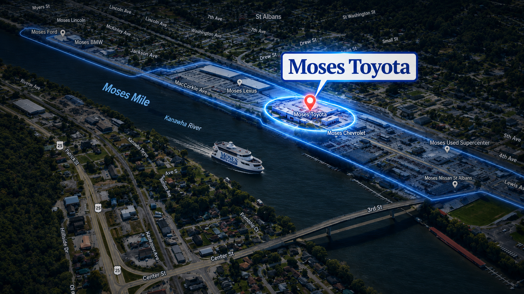 Moses Mile in St. Albans