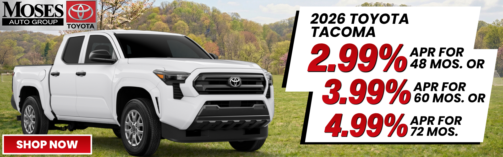 2026 Tacoma April Offer