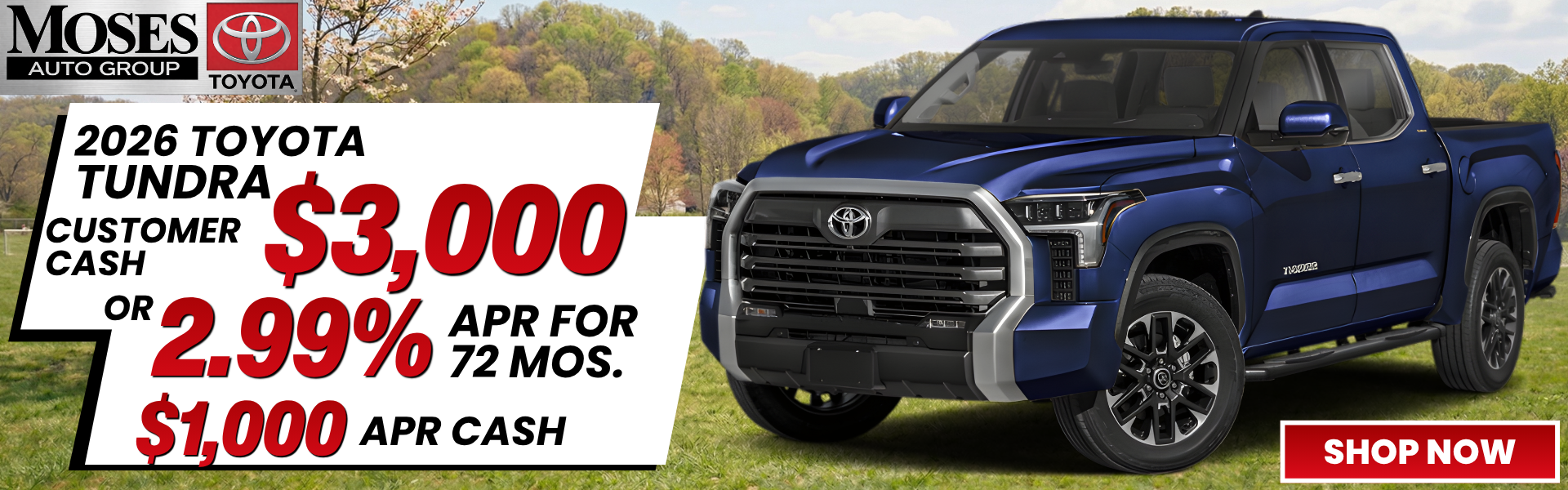 2026 Tundra April Offer